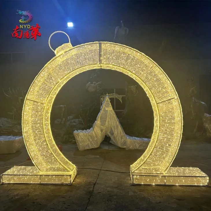 Large Ball Shaped Christmas Arches