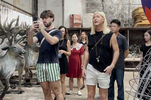 Visiting the factory Visiting the factory